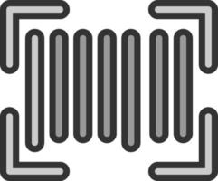 conception d'icône de vecteur de code à barres