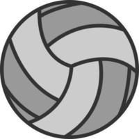 conception d'icône de vecteur de volley-ball