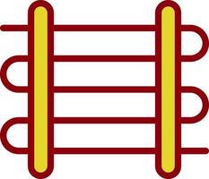 conception d'icône de vecteur de porte-serviettes