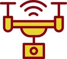 conception d'icône de vecteur de drone