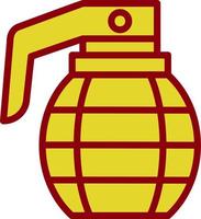 conception d'icône de vecteur de grenade