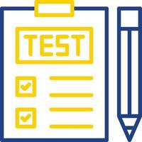 conception d'icône de vecteur de test