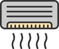conception d'icône de vecteur de climatiseur