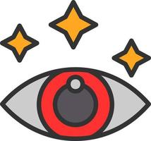 conception d'icône de vecteur de soins oculaires