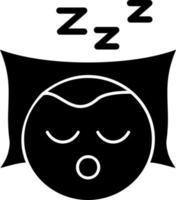 conception d'icône de vecteur de sommeil