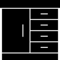 conception d'icône de vecteur d'armoire