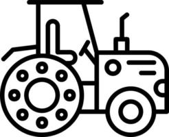 conception d'icône de vecteur de tracteur