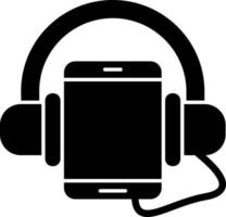 conception d'icône de vecteur de guide audio