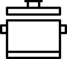conception d'icône de vecteur de marmite