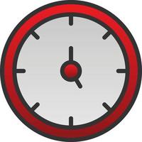 conception d'icône de vecteur de temps d'horloge