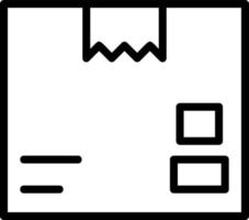 conception d'icône de vecteur de boîte de paquet