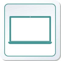 icône d'ordinateur portable illustration graphique vectorielle vecteur