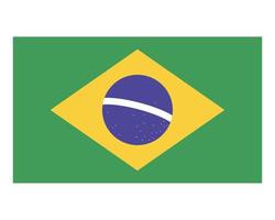 Brésil drapeau pays vecteur