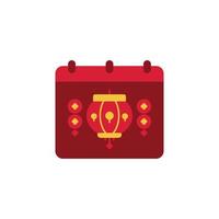 l'icône du thème du nouvel an chinois convient à des ornements supplémentaires vecteur