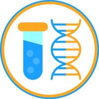 conception d'icône de vecteur de test d'adn