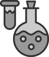 conception d'icônes vectorielles d'analyse chimique vecteur