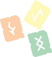 conception d'icône de vecteur de runes