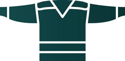 conception d'icône vectorielle de maillot de hockey vecteur