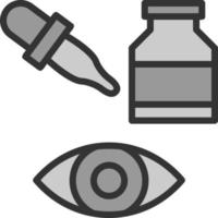 conception d'icône vectorielle de gouttes pour les yeux vecteur
