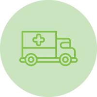 icône de vecteur de camion médical