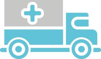 icône de vecteur de camion médical