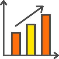 icône de vecteur de graphiques