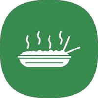 conception d'icône de vecteur de repas