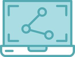icône de vecteur de partage