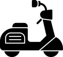 conception d'icône de vecteur de scooter