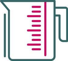 icône de vecteur de tasse à mesurer
