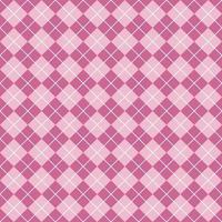 motif carré argyle sans couture rose simple vecteur