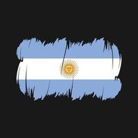 vecteur de brosse drapeau argentine