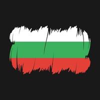 vecteur de brosse drapeau bulgarie