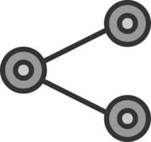 partager la conception d'icônes vectorielles vecteur