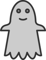 conception d'icône de vecteur fantôme