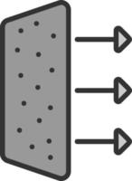 conception d'icône de vecteur de filtre à air