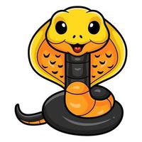 dessin animé mignon cobra philippin vecteur
