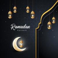 conception d'illustration de bannière ramadan kareem vecteur