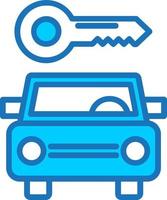 icône de vecteur de location de voiture