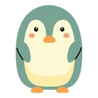 vecteur de doodle pingouin dessin animé mignon