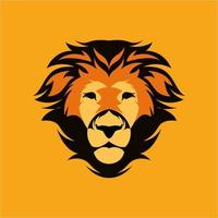 illustration tête de lion bonne à utiliser pour le logo etc vecteur
