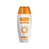bouteille de crème solaire bloqueur vecteur