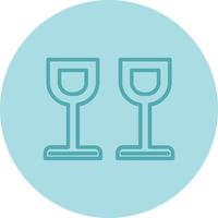 icône de vecteur de verre à vin
