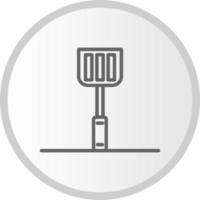 icône de vecteur de spatule en caoutchouc