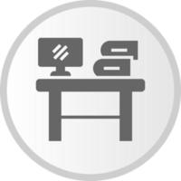 icône de vecteur de table de bureau