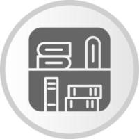 icône de vecteur de bibliothèque