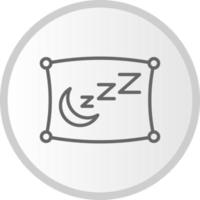 icône de vecteur de sieste