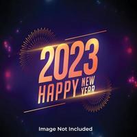 bonne année 2023 vecteur