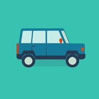 illustration de conception d'icône de lamelle de voiture graphique vectoriel de dessin animé de véhicule