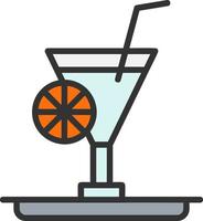 icône de vecteur de cocktail